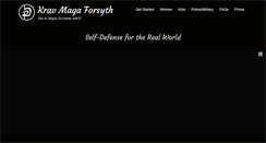 Desktop Screenshot of kravmagaforsyth.com